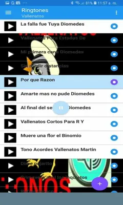 Tonos Vallenatos Gratis android App screenshot 1