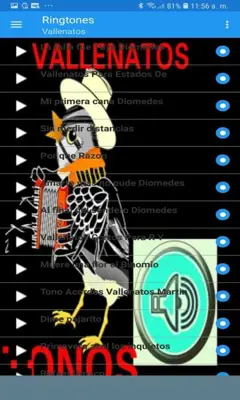 Tonos Vallenatos Gratis android App screenshot 3